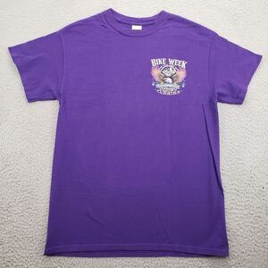 Bike Week 2018 Shirt‎ Mens Medium Purple Daytona Beach Florida Graphic Tee Eagle